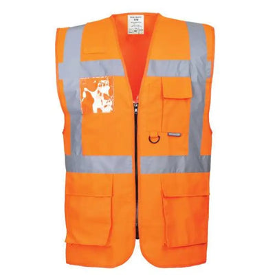 Portwest S476 Berlin Executive Hi Vis Zip Vest Elite Urban