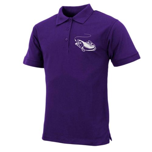 Mens Fish Logo Polo by Ek Wholesale