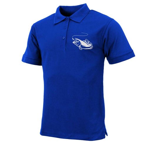 Mens Fish Logo Polo by Ek Wholesale
