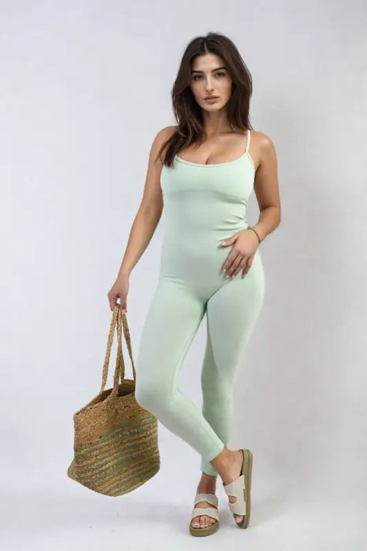 Sleeveless Bodycon Jumpsuit - Elite Urban