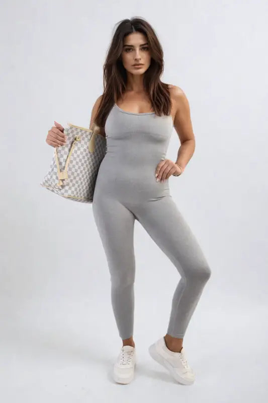 Sleeveless Bodycon Jumpsuit - Elite Urban