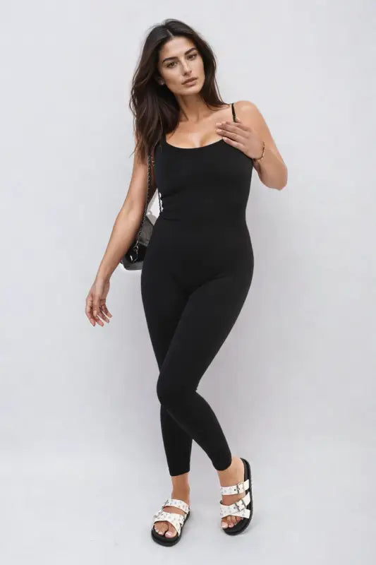 Sleeveless Bodycon Jumpsuit - Elite Urban