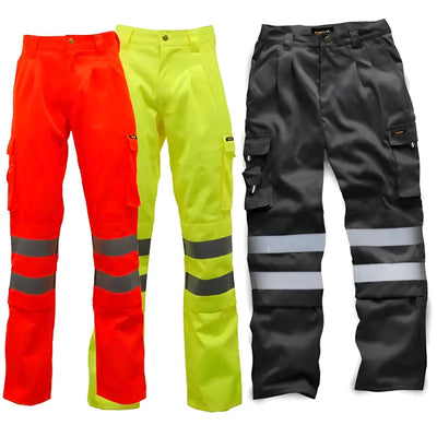 Standsafe HV023 Hi Vis Polycotton Work Trousers Elite Urban