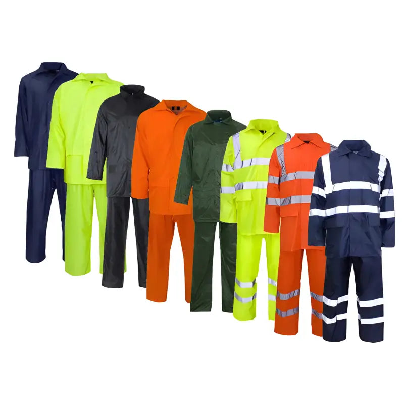 Supertouch Waterproof Plain and Hi Vis Reflective Rainsuits Elite Urban