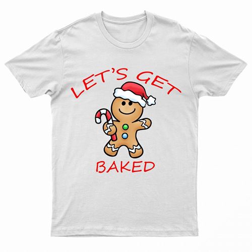 Adults XMS3 "Let's Get Baked" T-Shirt by Ek Wholesale