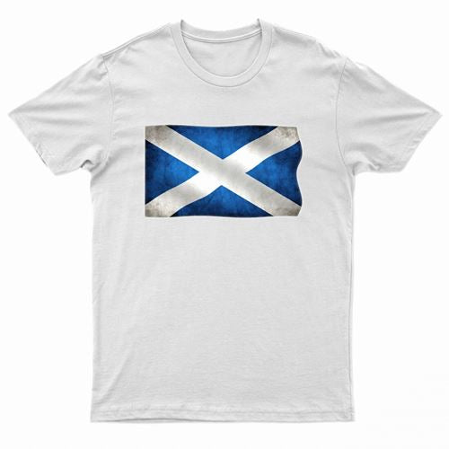Adults Scotland Printed Scottish Flag T-Shirt by Ek Wholesale